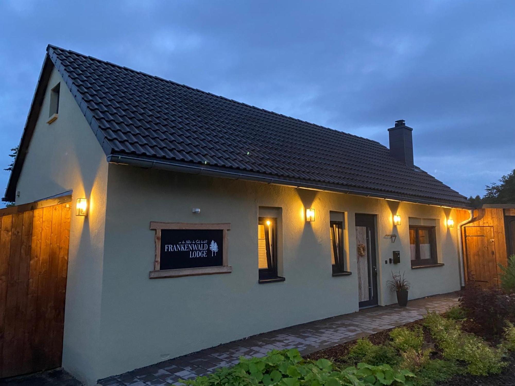 Frankenwald-Lodge Schwarzenbach am Wald Экстерьер фото